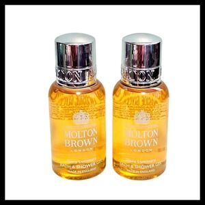 2 x Molton Brown London Flora Luminare Bath & Shower Gel 1 fl oz Lot